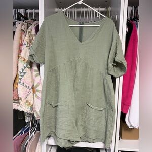 Sage Green Women's Romper